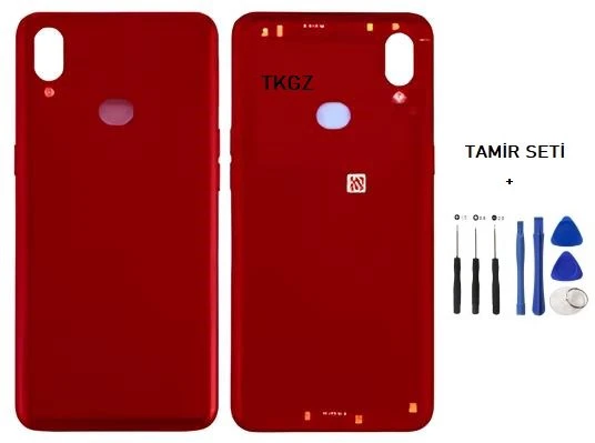 Samsung Galaxy A10S  - SM-A107F FULL Kasa Arka Kapak Takım KIRMIZI - TAMİR SETİ ürün görseli 1