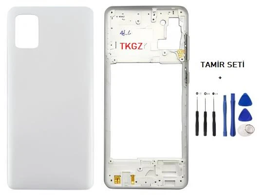 Samsung Galaxy A31  - SM-A315F FULL Kasa Arka Kapak Takım BEYAZ - TAMİR SETİ ürün görseli 1