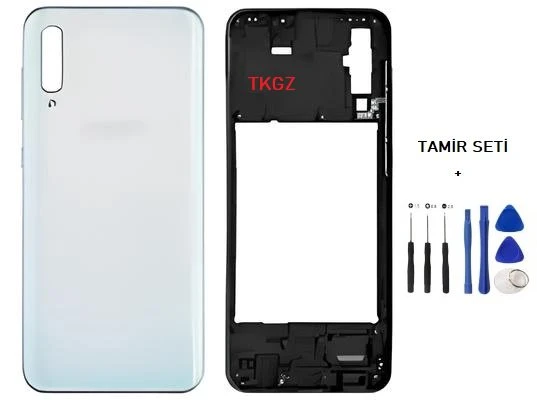 Samsung Galaxy A50  - SM-A505F FULL Kasa Arka Kapak Takım BEYAZ - TAMİR SETİ ürün görseli 1