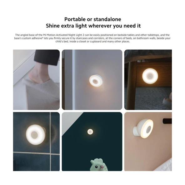 Xiaomi Mi Hareket Sensörlü Gece Lambası 2 Activated Night Light 2 - Resim 5