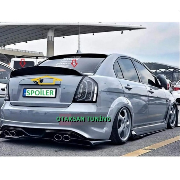 hyundai accent era yarasa spoyler -  YENİ MODEL ürün görseli 1