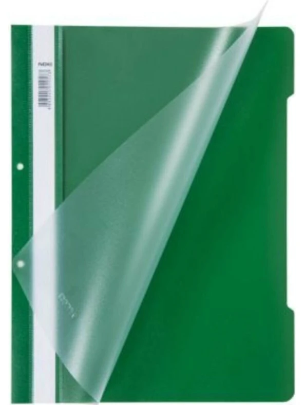 Noki Eco Plastik Telli Dosya 4828 Yeşil 50'Li Paket ürün görseli 1