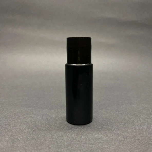 15 cc Siyah Pet Şişe - Siyah Sızdırmaz Kapaklı- 15 ml Siyah Buklet Şişe x 10 Adet ürün görseli 1