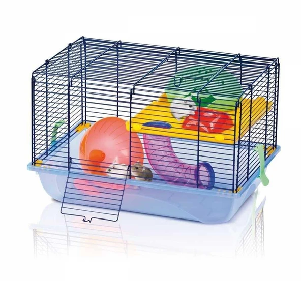 Imac Cricetti 9 Hamster Kafesi Lacivert Mavi 45x31x29cm ürün görseli 1