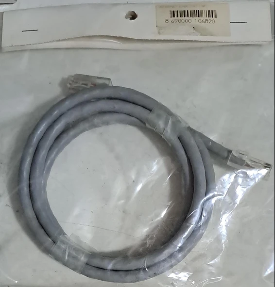 CAT 5 KABLO RJ45 SOKETLİ 1 MT - İNTERNET & MODEM KABLOSU 1 METRE ürün görseli 1
