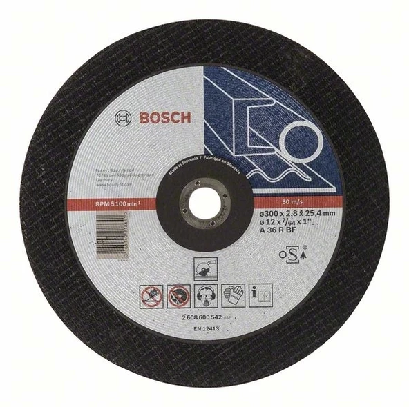 Bosch 300x25.40x2.8 mm Expert For Metal Düz Kesme Diski - 2608600542 ürün görseli 1