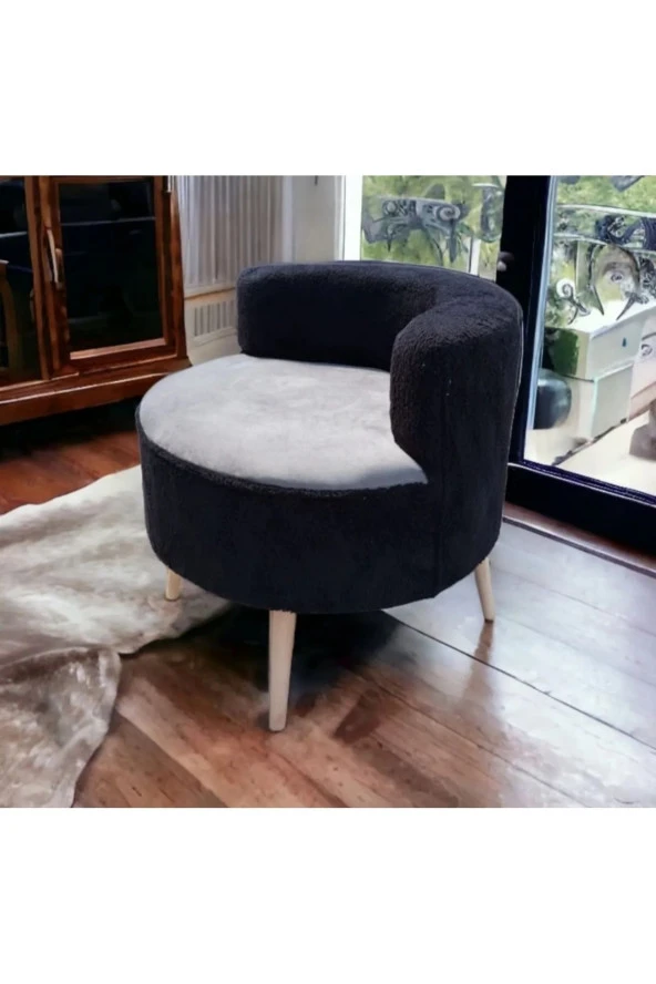 BEYLERBEYİ Tekli puf ,makyaj önü pufu,Çay Seti Tekli Koltuk, Berjer (SALON, BALKON, OFİS) ürün görseli 1