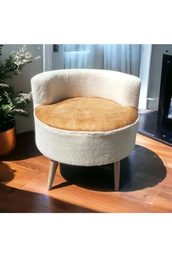 BEYLERBEYİ Tekli puf ,makyaj önü pufu,Çay Seti Tekli Koltuk, Berjer (SALON, BALKON, OFİS) ürün görseli 1