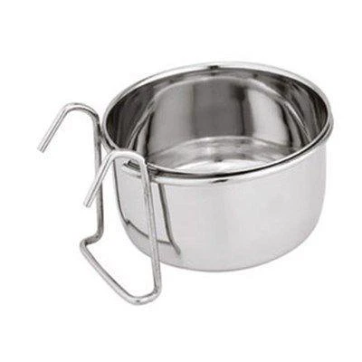 Oripet Kanca Askılı Çelik Mama Yem Kabı 10 Oz ürün görseli 1