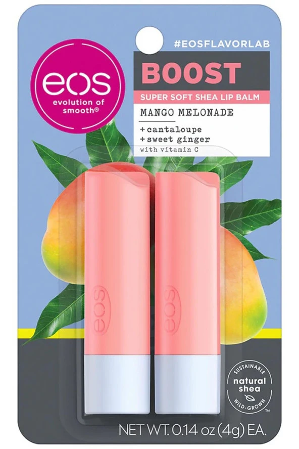 Eos Lip Balm Mango Melonade 2'li Dudak Balsamı 2x4GR ürün görseli 1