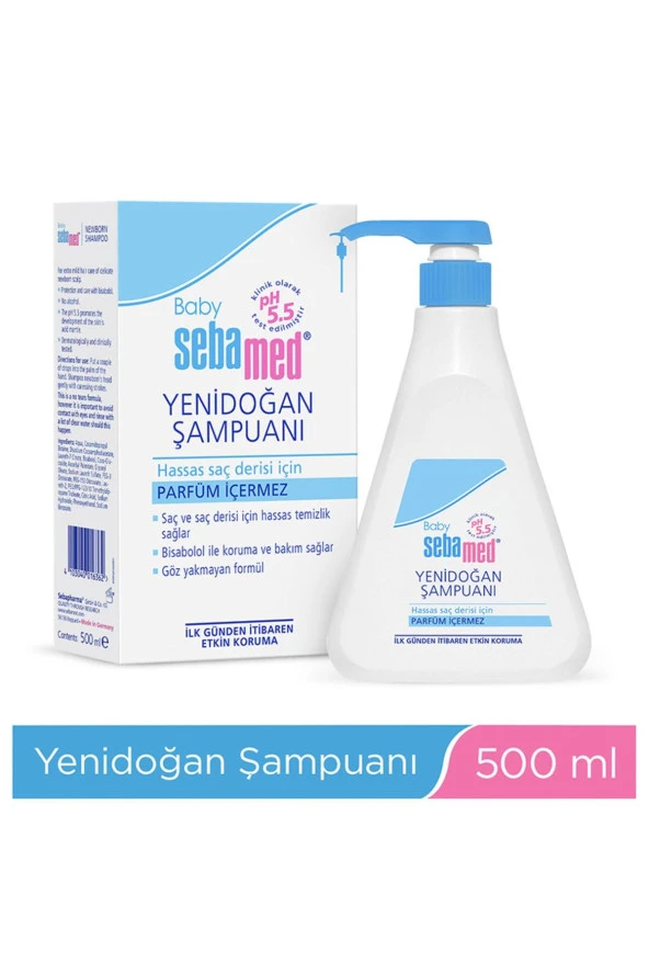 SEBAMED YENİDOĞAN ŞAMPUAN 500 ML - Resim 2