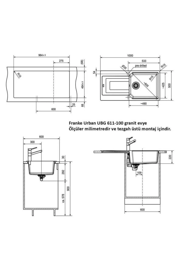 Evye UBG 611-100 Sahara - Resim 2