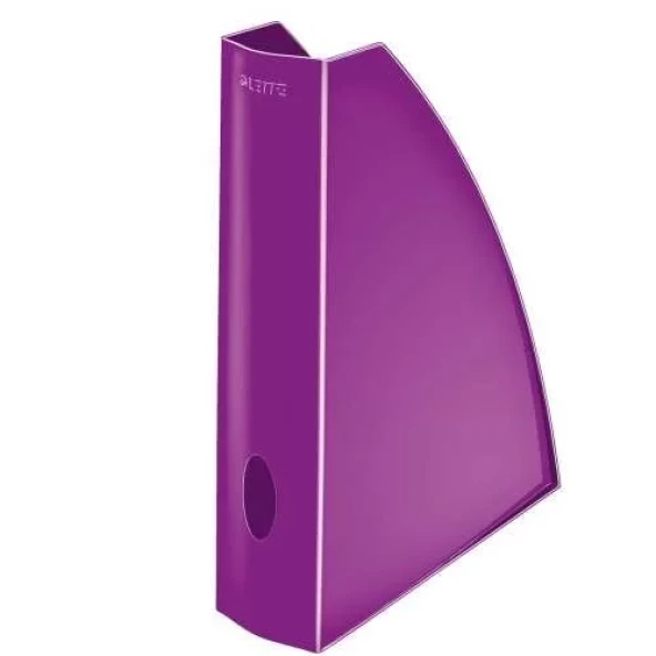 Leitz 5277 WOW Metalik Mor Plastik Magazinlik ürün görseli 1