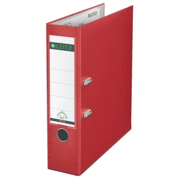 Leitz 1010 Kırmızı Geniş Plastik Klasör - Resim 2