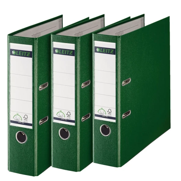 Leitz 1010 Yeşil Geniş Plastik Klasör - Resim 3