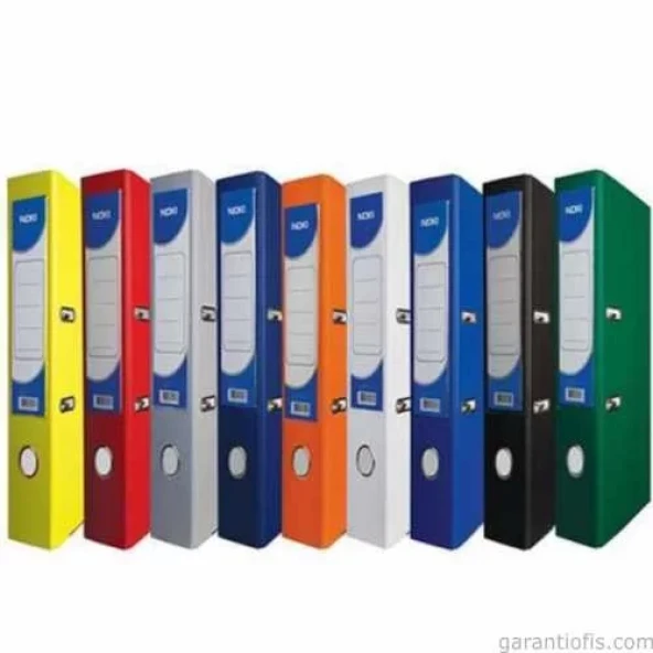 NOKİ 56412 Plastik Dar Mavi Klasör - Resim 2