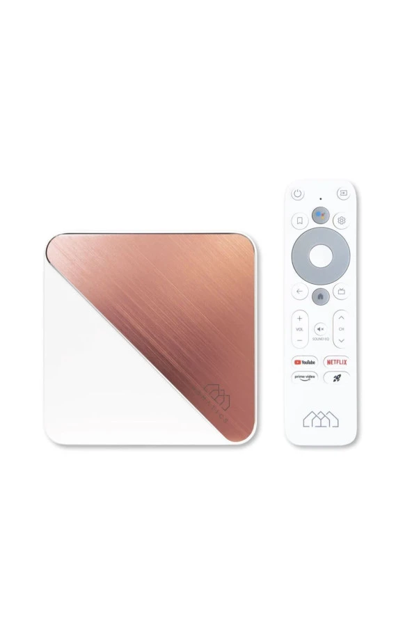 Homatics Box R 4K Plus Lisanslı Android Tv Box ( 4 Gb Ram / 32 Gb Depolama) ( Rose Gold) ürün görseli 1