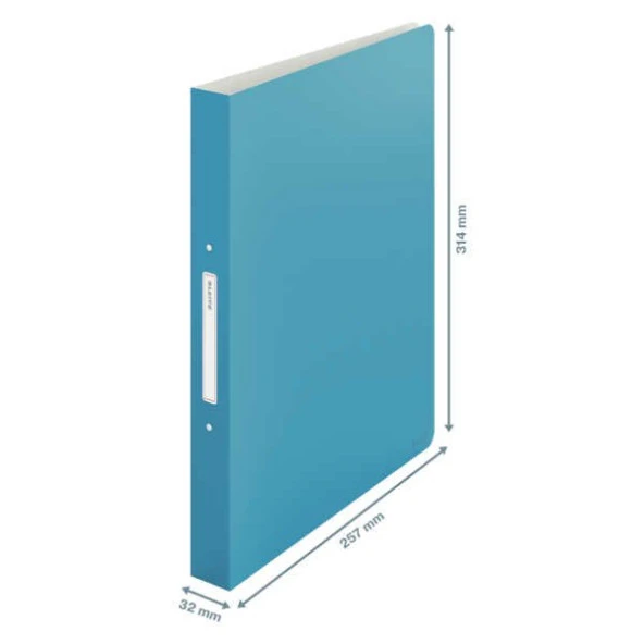 Leitz Cosy 2 Halkalı Klasör Mavi - Resim 2