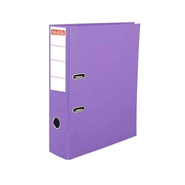My File Geniş Plastik Klasör Mor - Resim 2