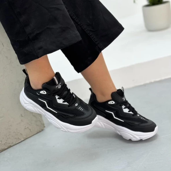 Papuçcity Slzr 02754 Unisex Yüksek Taban Günlük Spor Ayakkabı ürün görseli 1