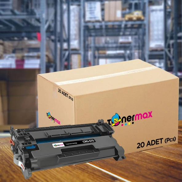 Canon CRG-070 Muadil Toner - Çipli 20'li 1 Koli Avantaj Paket / LBP243dw / LBP246dw / MF461dw / MF463dw / MF465dw / 5639C002AA ürün görseli 1