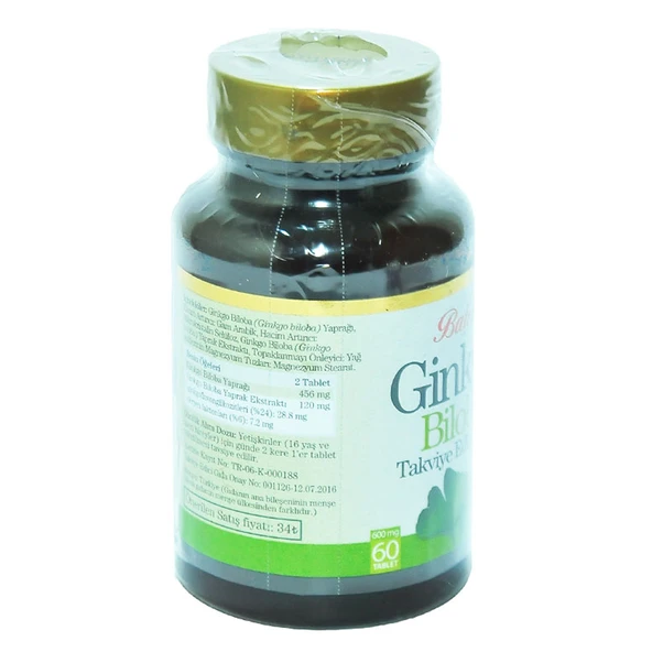 Ginkgo Biloba 60 Tablet - Resim 2