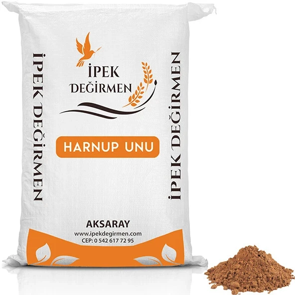 İpek Değirmen Glutensiz Keçiboynuzu Harnup Unu 500 Gr - Taş Değirmen ürün görseli 1
