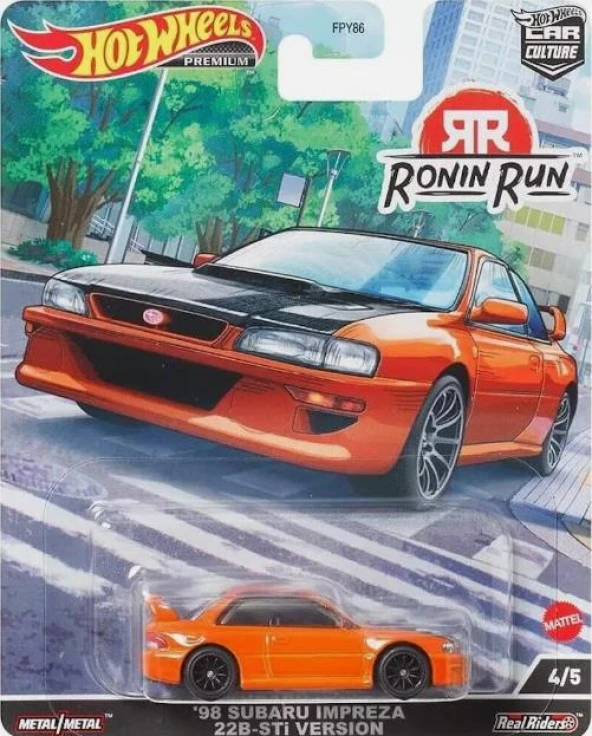 Hot Wheels Premium 98 Subaru Impreza 22B-STİ Version FPY86 HCK14 ürün görseli 1