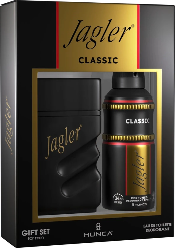 Jagler Classic Erkek Parfüm Seti EDT 90 ml + Deodorant 150 ml ürün görseli 1