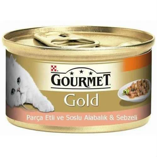Gourmet Gold Alabalık Sebzeli Kedi Konserve 85 gr ürün görseli 1