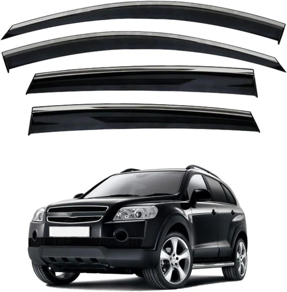 Chevrolet Captive Kromlu Cam Rüzgarlığı İthal 2007+ sonrası ürün görseli 1