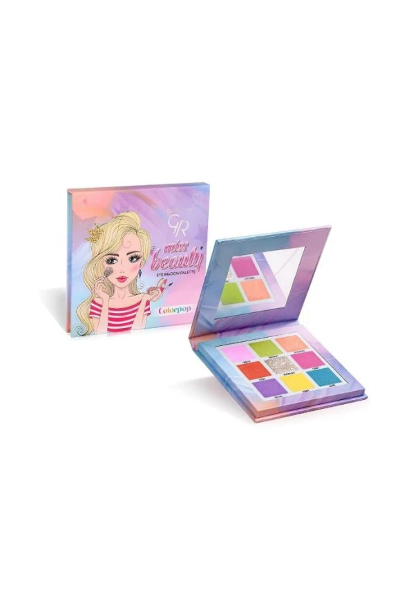 Golden Rose 9'lu Far Paleti - GR MISS BEAUTY EYESHADOW PALETTE - COLORPOP ürün görseli 1