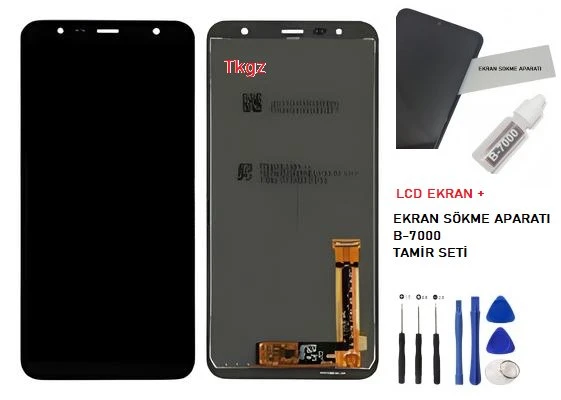 Samsung Galaxy J6 PLUS - SM-J610F Lcd Ekran Dokunmatik Orijinal Kalite + B-7000 + TAMİR SETİ ürün görseli 1