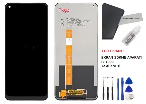 Oppo A54 Lcd Ekran Dokunmatik Orijinal Kalite + B-7000 + TAMİR SETİ ürün görseli 1