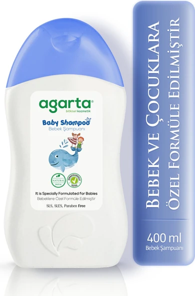 Agarta Doğal Erkek Bebek Şampuanı 400 ml 3 Adet ürün görseli 1