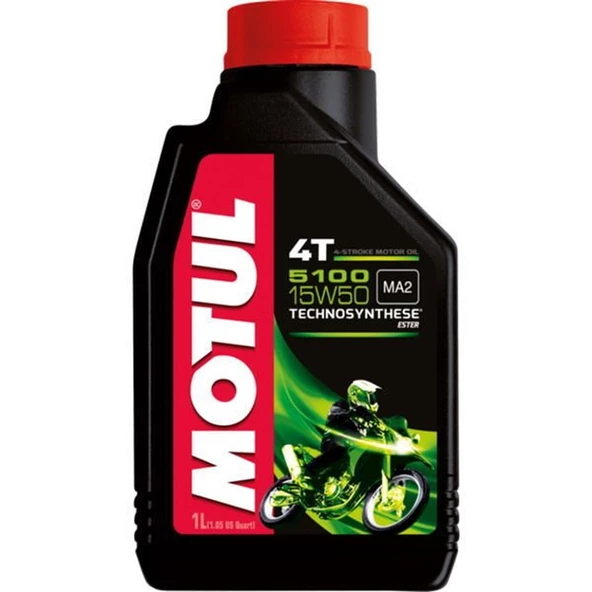 MOTUL 5100 15W-50 TECHNOSYNTESE MOTOSİKLET YAĞI ürün görseli 1