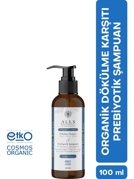 Alls Biocosmetics Organik Dökülme Karşıtı Prebiyotik Şampuan 100 ml ürün görseli 1
