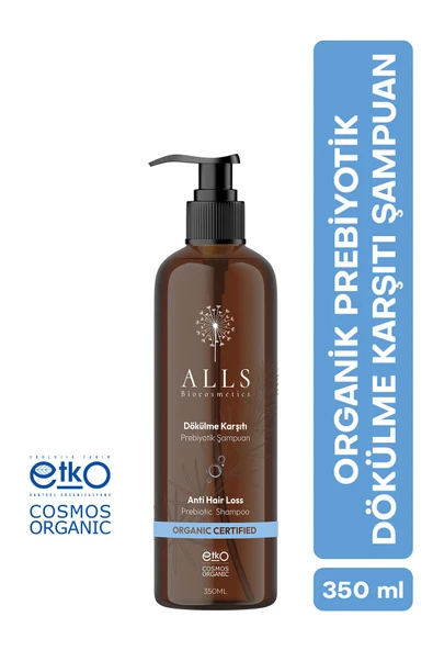 Alls Biocosmetics Organik Dökülme Karşıtı Prebiyotik Şampuan 350 ml ürün görseli 1