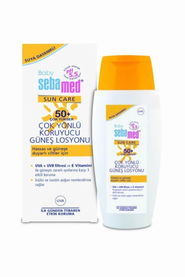 SEBAMED SUN BABY GÜNEŞ LOSYONU SPF50 150ML ürün görseli 1