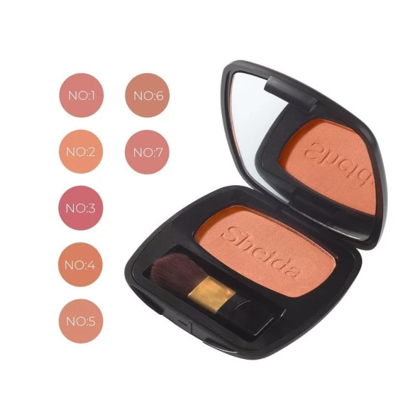 Sheıda Silken Blush On İpeksi Allık No:1 - Resim 2