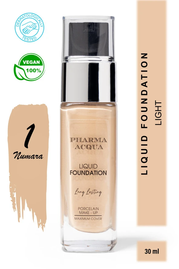 Pharma Acqua Long Lasting Liquid Foundation 30 ml - 01 ürün görseli 1