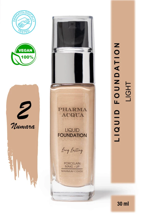 Pharma Acqua Long Lasting Liquid Foundation 30 ml - 02 ürün görseli 1