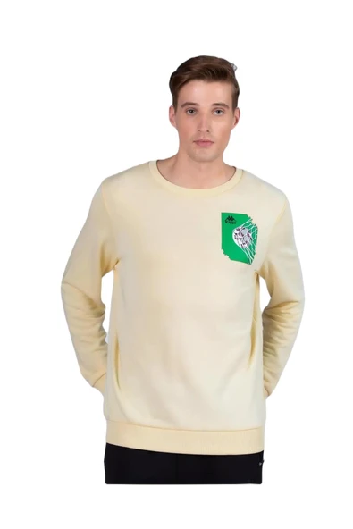 Kappa 371I77W057-K Authentic Graphik Vanes Tk Erkek Sweatshirt ürün görseli 1