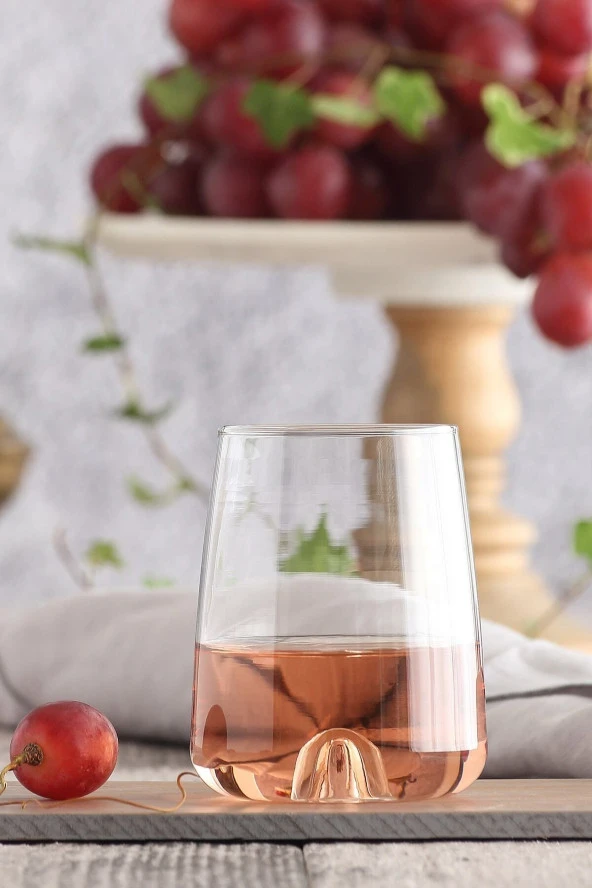 Lav terra su bardak - goblet meşrubat bardağı 6 lı 590 cc. ürün görseli 1