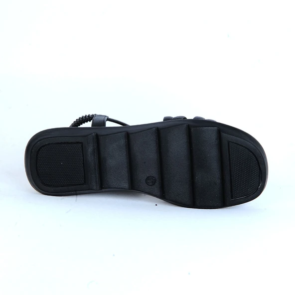 Moda Ayakkabı 01124 Şanzelize Bayan Sandalet - Resim 7
