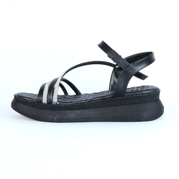 Moda Ayakkabı 01126 Lısa Bayan Sandalet - Resim 3