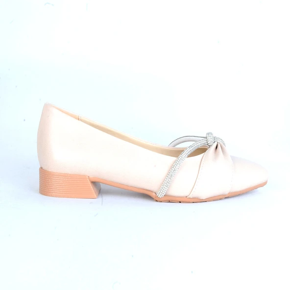 Moda Ayakkabı 01133 Ayışığı Günlük Kadın Düz Babet Ayakkabı ürün görseli 1