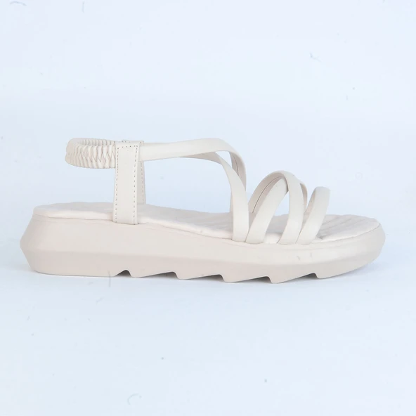 Moda Ayakkabı 01124 Şanzelize Bayan Sandalet - Resim 2