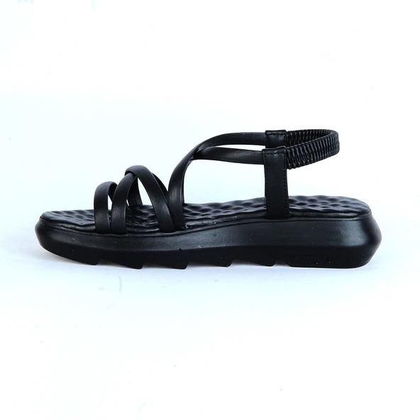 Moda Ayakkabı 01124 Şanzelize Bayan Sandalet - Resim 6