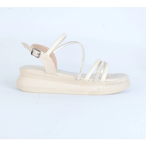 Moda Ayakkabı 01126 Lısa Bayan Sandalet - Resim 9